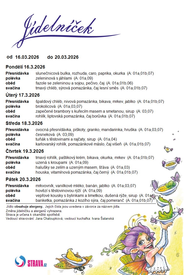 JÍDELNÍČEK - POHRANIČNÍ